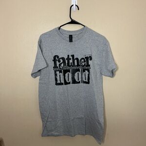 Gildan Gray 'Father Hood' Graphic Tee